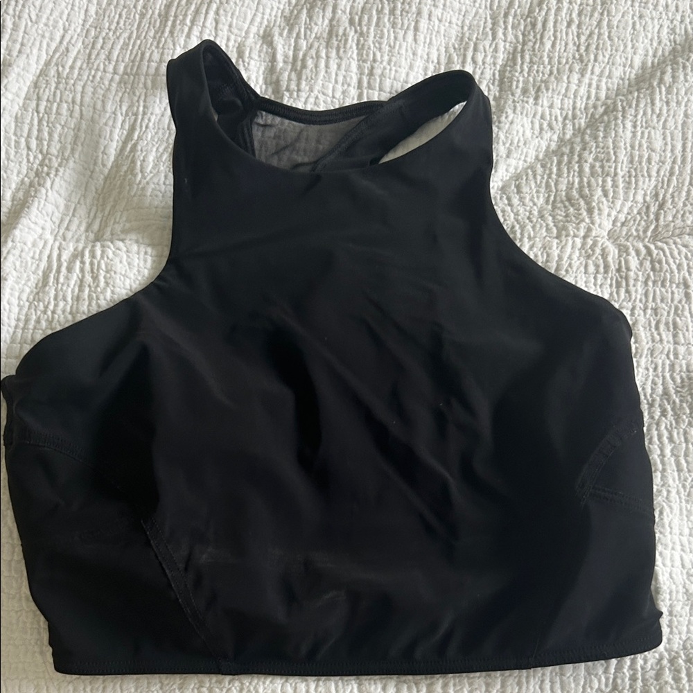 lululemon Black High-Neck Sports Bra
